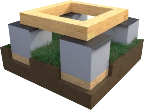 Столбчатый фундамент